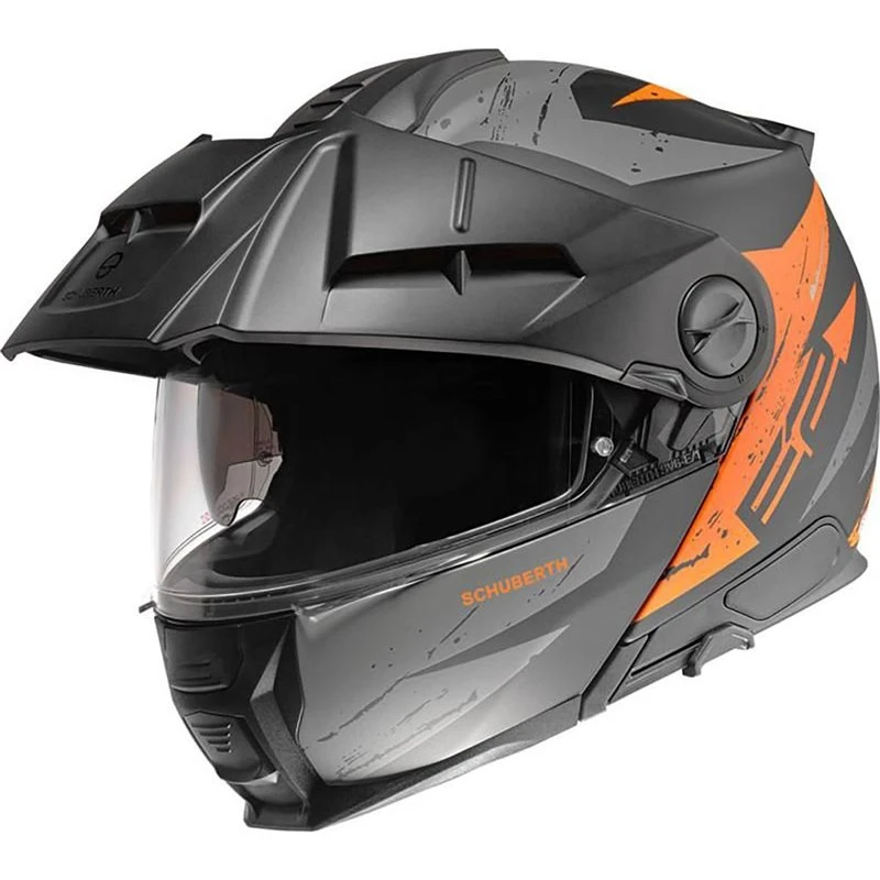 Schuberth E2 Explorer Flip Front Motorcycle Helmet (Orange) 1 Schuberth E2 Explorer Flip Front Motorcycle Helmet (Orange)