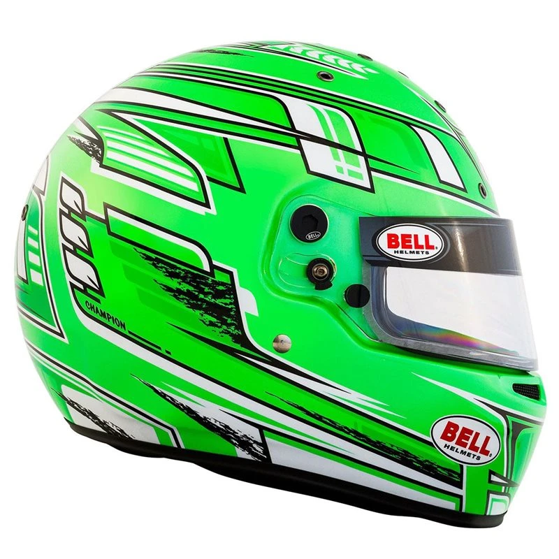 Bell KC7-CMR Kart Helmet - Champion Green 5 Bell KC7-CMR Kart Helmet - Champion Green - Image 5