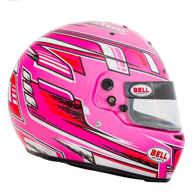 Bell KC7-CMR Kart Helmet - Champion Pink 4 Bell KC7-CMR Kart Helmet - Champion Pink - Image 4
