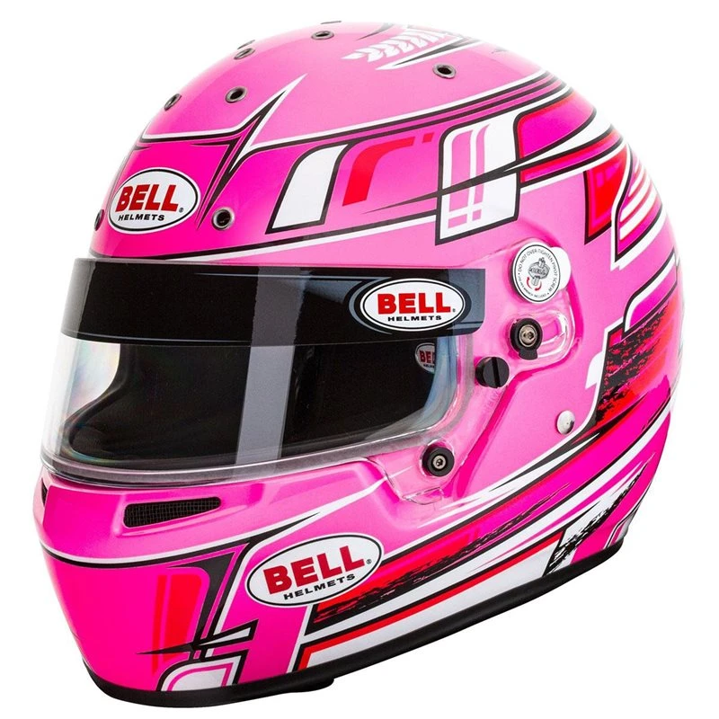 Bell KC7-CMR Kart Helmet - Champion Pink 1 Bell KC7-CMR Kart Helmet - Champion Pink