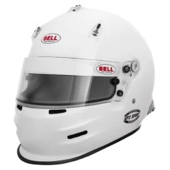 Bell GP3 Sport Car Helmet (White) With Hans Posts