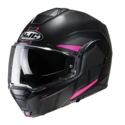 HJC I100 Beis Flip Front Helmet (Pink)