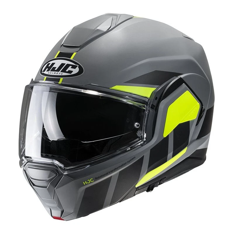 HJC I100 Beis Flip Front Helmet (Yellow) 1 HJC I100 Beis Flip Front Helmet (Yellow)