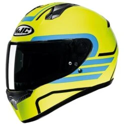 HJC C10 Lito Motorcycle Helmet (Yellow|Blue)