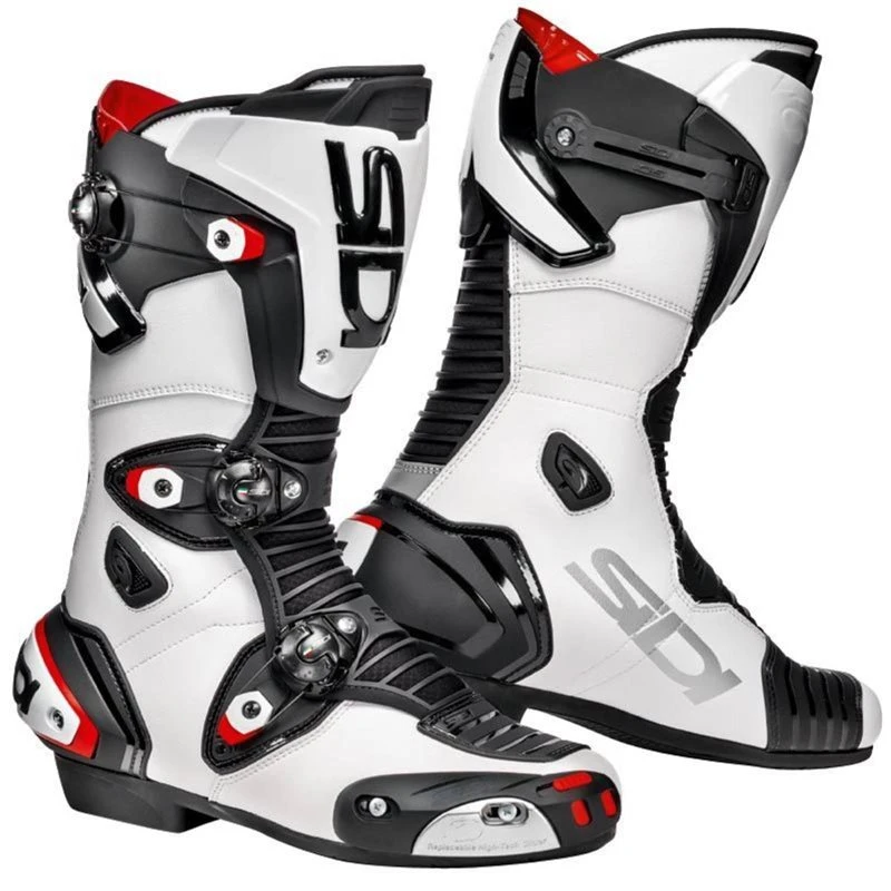 Sidi Mag-1 Motorcycle Boots CE (White/Black) 1 Sidi Mag-1 Motorcycle Boots CE (White/Black)